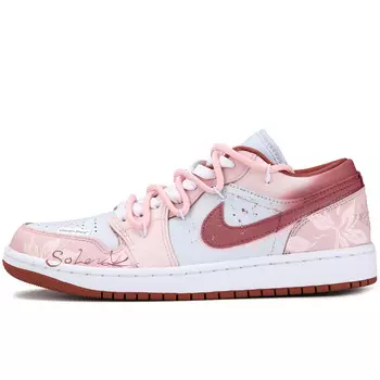 Баскетбольные кроссовки Air 1 Vintage, женские, низкие Jordan, розовый