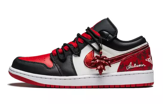 Баскетбольные кроссовки Air 1 Vintage женские с низким верхом, красный Jordan