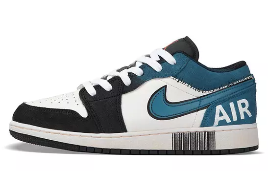 Баскетбольные кроссовки Air 1 Vintage женские низкие черный/синий Jordan