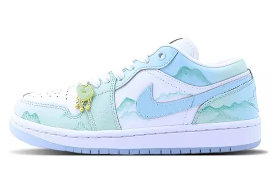 Баскетбольные кроссовки Air 1 Vintage женские низкие синий Jordan