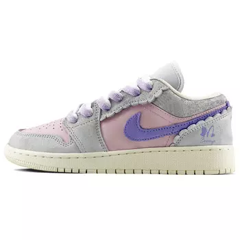 Баскетбольные кроссовки Air 1 Vintage женские с низким верхом фиолетового цвета Jordan