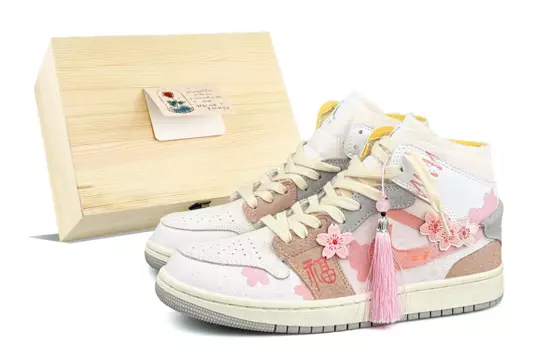 Баскетбольные кроссовки Air 1 Vintage женские, среднего размера, белый Jordan