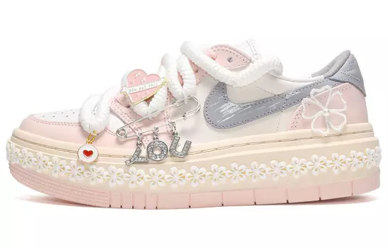 Баскетбольные кроссовки Air 1 Vintage женские с низким верхом Chalk White Jordan