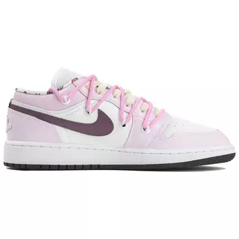 Баскетбольные кроссовки Air 1 Vintage женские с низким верхом фиолетовый/розовый Jordan