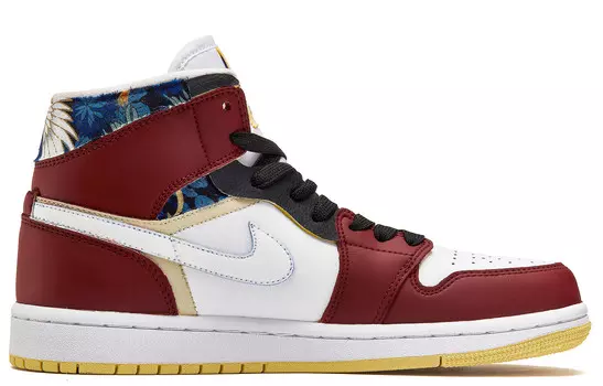 Баскетбольные кроссовки Air 1 Vintage женские, среднего размера, красный/белый Jordan