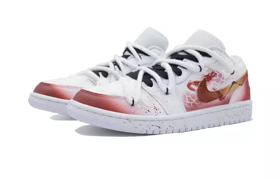 Баскетбольные кроссовки Air 1 Vintage женские с низким верхом, красный Jordan