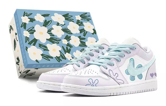 Баскетбольные кроссовки Air 1 Vintage женские низкие синий Jordan