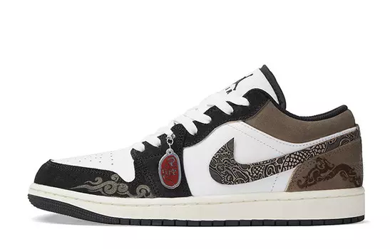 Баскетбольные кроссовки Air 1 Vintage женские низкие коричневый/черный Jordan