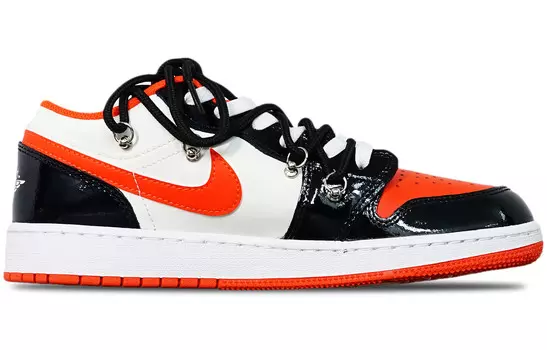 Баскетбольные кроссовки Air 1 Vintage женские с низким верхом черного цвета Jordan