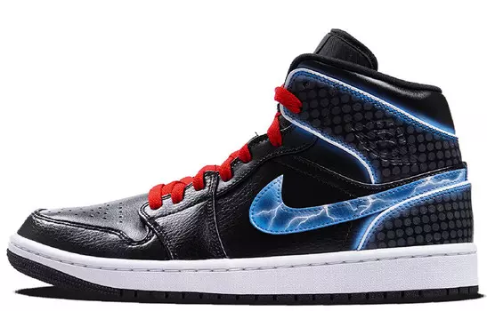 Баскетбольные кроссовки Air 1 Vintage женские, среднего размера, черные/синие Jordan