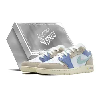 Баскетбольные кроссовки Air 1 Vintage женские с низким верхом белого цвета Jordan