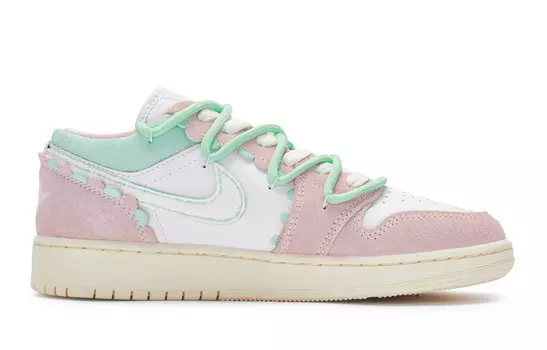 Баскетбольные кроссовки Air 1 Vintage женские с низким верхом белого цвета Jordan