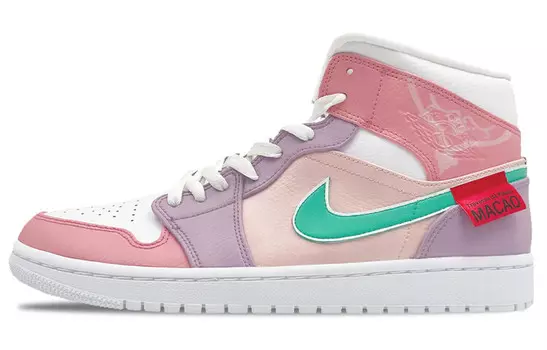 Баскетбольные кроссовки Air 1 Vintage женские, среднего размера, лиловые Jordan