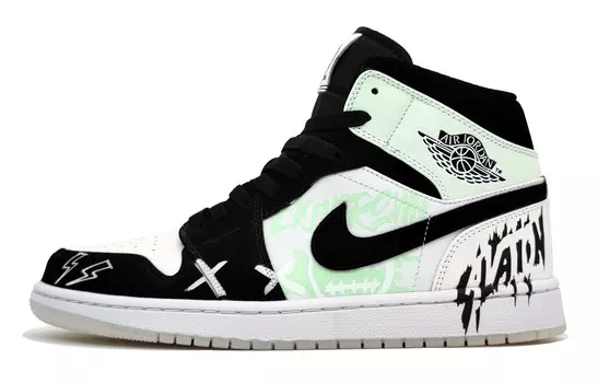 Баскетбольные кроссовки Air 1 Vintage женские, среднего размера, светло-зеленый Jordan