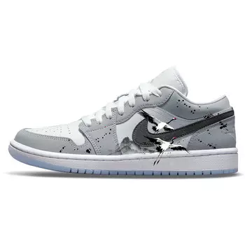 Баскетбольные кроссовки Air 1 Vintage женские с низким верхом, цвет белый/белый Jordan