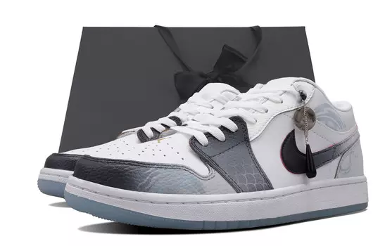 Баскетбольные кроссовки Air 1 Vintage женские с низким верхом серый Jordan