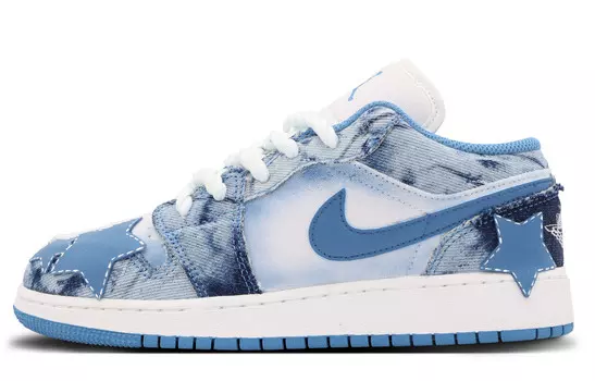 Баскетбольные кроссовки Air 1 Vintage женские низкие синий Jordan