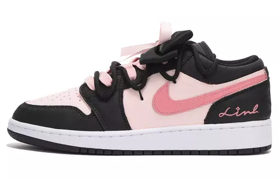 Баскетбольные кроссовки Air 1 Vintage женские с низким верхом черного цвета Jordan