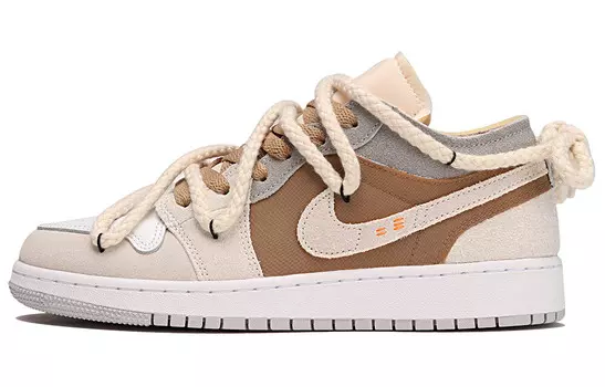 Баскетбольные кроссовки Air 1 Vintage женские с низким верхом серый Jordan