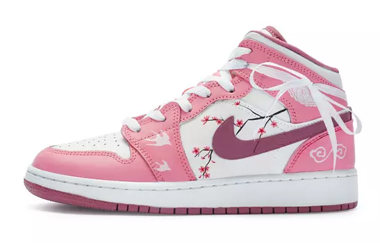 Баскетбольные кроссовки Air 1 Vintage женские с высоким верхом Chalk White Jordan