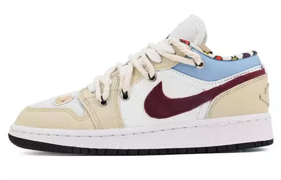 Баскетбольные кроссовки Air 1 Vintage женские с низким верхом, цвет белый Jordan