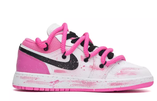 Баскетбольные кроссовки Air 1 Vintage женские с низким верхом, белый/черный Jordan
