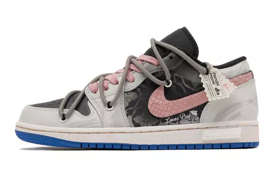 Баскетбольные кроссовки Air 1 Vintage женские низкие синий/черный Jordan