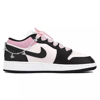 Баскетбольные кроссовки Air 1 Vintage женские с низким верхом, черный/розовый Jordan