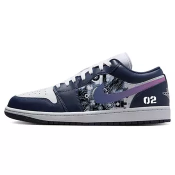 Баскетбольные кроссовки Air 1 Vintage женские низкие синий/белый Jordan