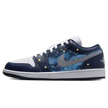Баскетбольные кроссовки Air 1 Vintage женские низкие синий/белый Jordan