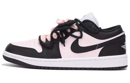 Баскетбольные кроссовки Air 1 Vintage женские с низким верхом, черный/розовый Jordan
