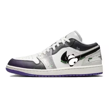Баскетбольные кроссовки Air 1 Vintage женские с низким верхом фиолетовый/белый Jordan