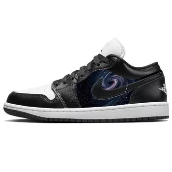 Баскетбольные кроссовки Air 1 Vintage женские с низким верхом, черный/серый Jordan