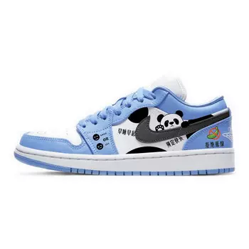 Баскетбольные кроссовки Air 1 Vintage женские низкие синий/белый Jordan