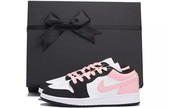 Баскетбольные кроссовки Air 1 Vintage женские с низким верхом, черный/розовый Jordan