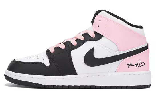 Баскетбольные кроссовки Air 1 Vintage женские, среднего размера, черный/розовый Jordan