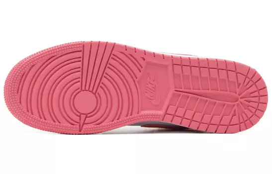 Баскетбольные кроссовки Air 1 Vintage женские с низким верхом розового цвета Jordan, розовый