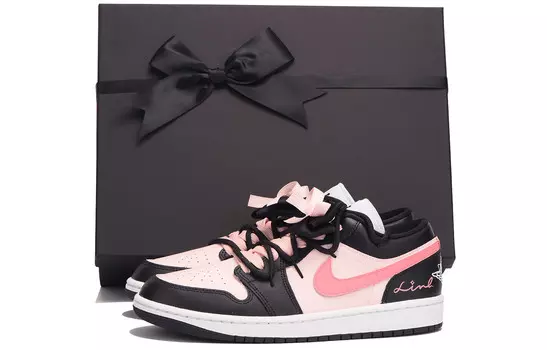 Баскетбольные кроссовки Air 1 Vintage женские с низким верхом розового цвета Jordan, розовый