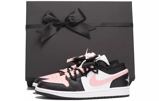Баскетбольные кроссовки Air 1 Vintage женские с низким верхом розового цвета Jordan, розовый
