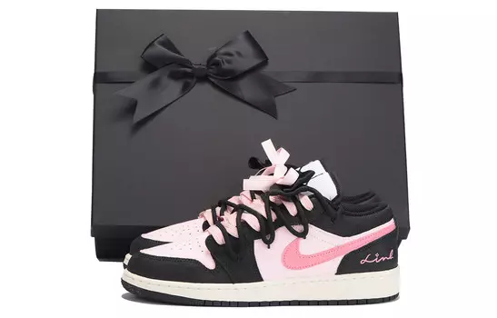 Баскетбольные кроссовки Air 1 Vintage женские с низким верхом розового цвета Jordan, розовый