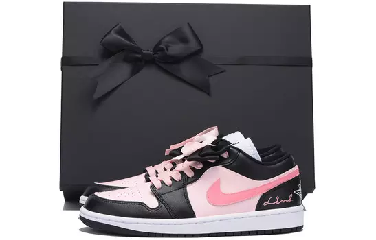 Баскетбольные кроссовки Air 1 Vintage женские с низким верхом розового цвета Jordan, розовый