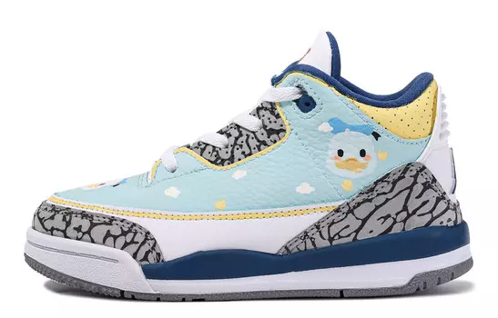 Баскетбольные кроссовки Air 3 Kids для дошкольников Jordan, цвет Lake Blue