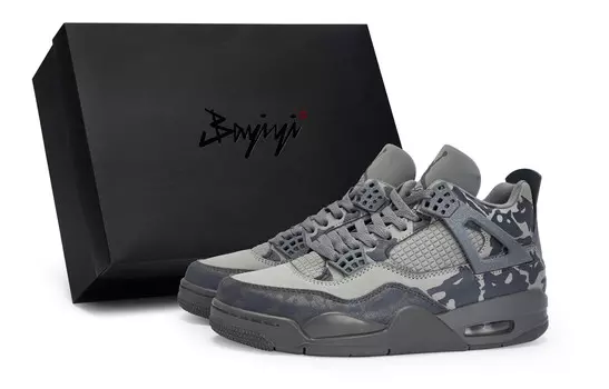 Баскетбольные кроссовки Air 4 Vintage Men Mid-Top Grey Jordan