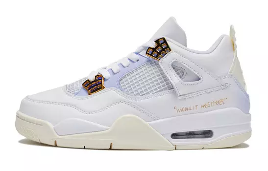 Баскетбольные кроссовки Air 4 Vintage женские, среднего размера, сиреневые Jordan