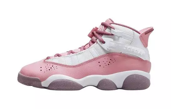 Баскетбольные кроссовки Air 6 Rings Kids GS Mid-top Pink Jordan, розовый