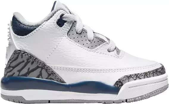 Баскетбольные кроссовки Air Jordan 3 Retro для малышей, мультиколор