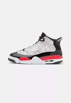 Баскетбольные кроссовки AIR JORDAN DUB ZERO (GS), цвет white/fire red/black