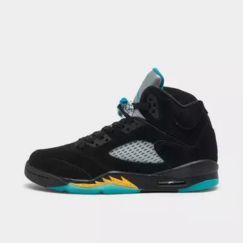 Баскетбольные кроссовки Air Jordan Retro 5 для больших детей, черный