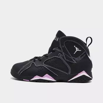 Баскетбольные кроссовки Air Jordan Retro 7 для маленьких детей, черный