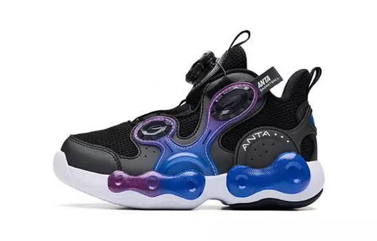 Баскетбольные кроссовки Alien 1 Kids PS Low-top Black/Positive Blue Anta Kids